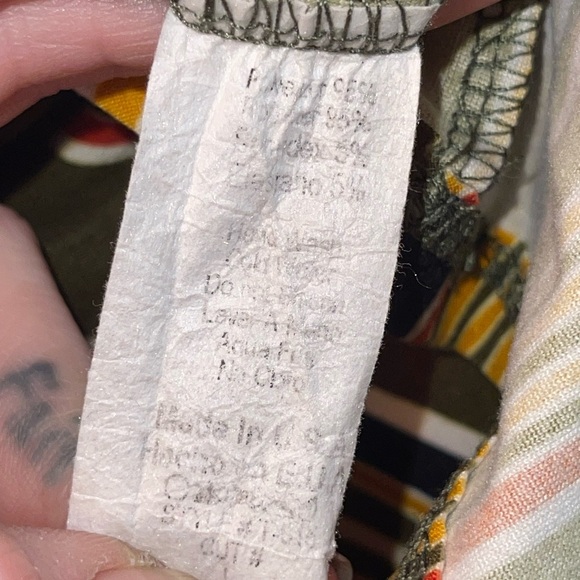 Nylon Apparel Striped Tank Top - Picture 4 of 4